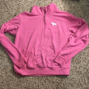 PINK VS quarter zip